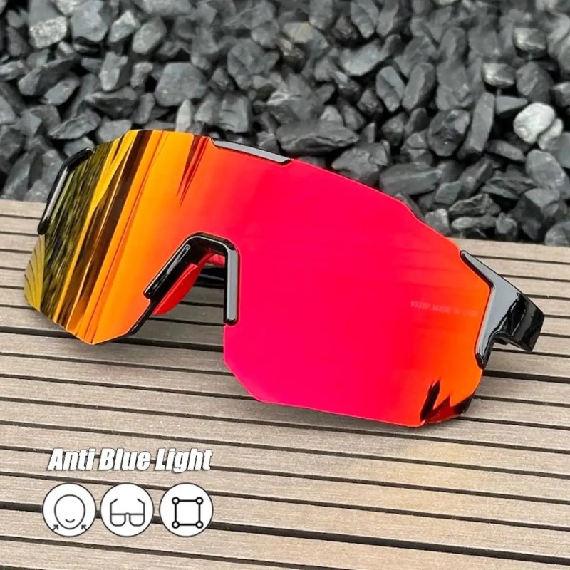 Outdoor Sport Glasses - Occhiali da Ciclismo Quadrati con Montatura