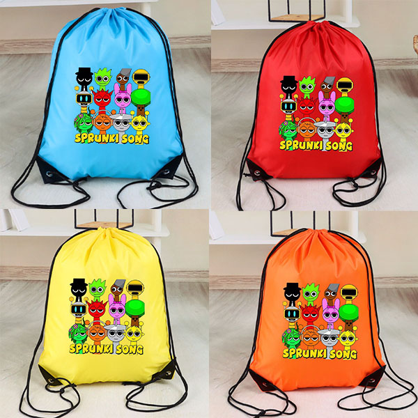 Outdoor Sport Backpack - Borsa con coulisse Sprunki, Zaino sportivo