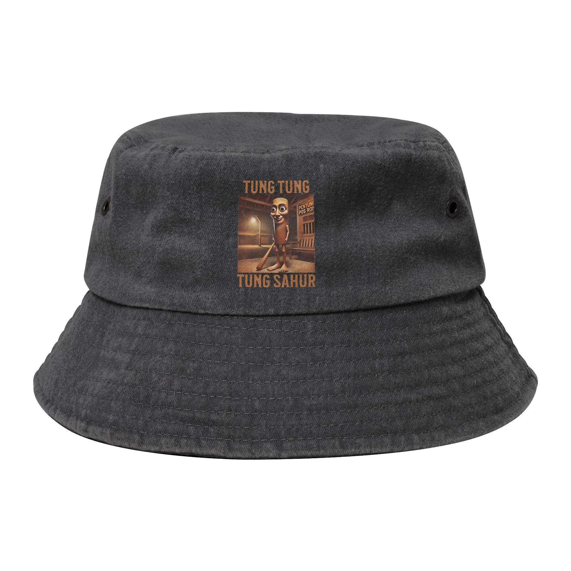 Outdoor Sport Ideas - Cappello da Pescatore in Denim Distressed