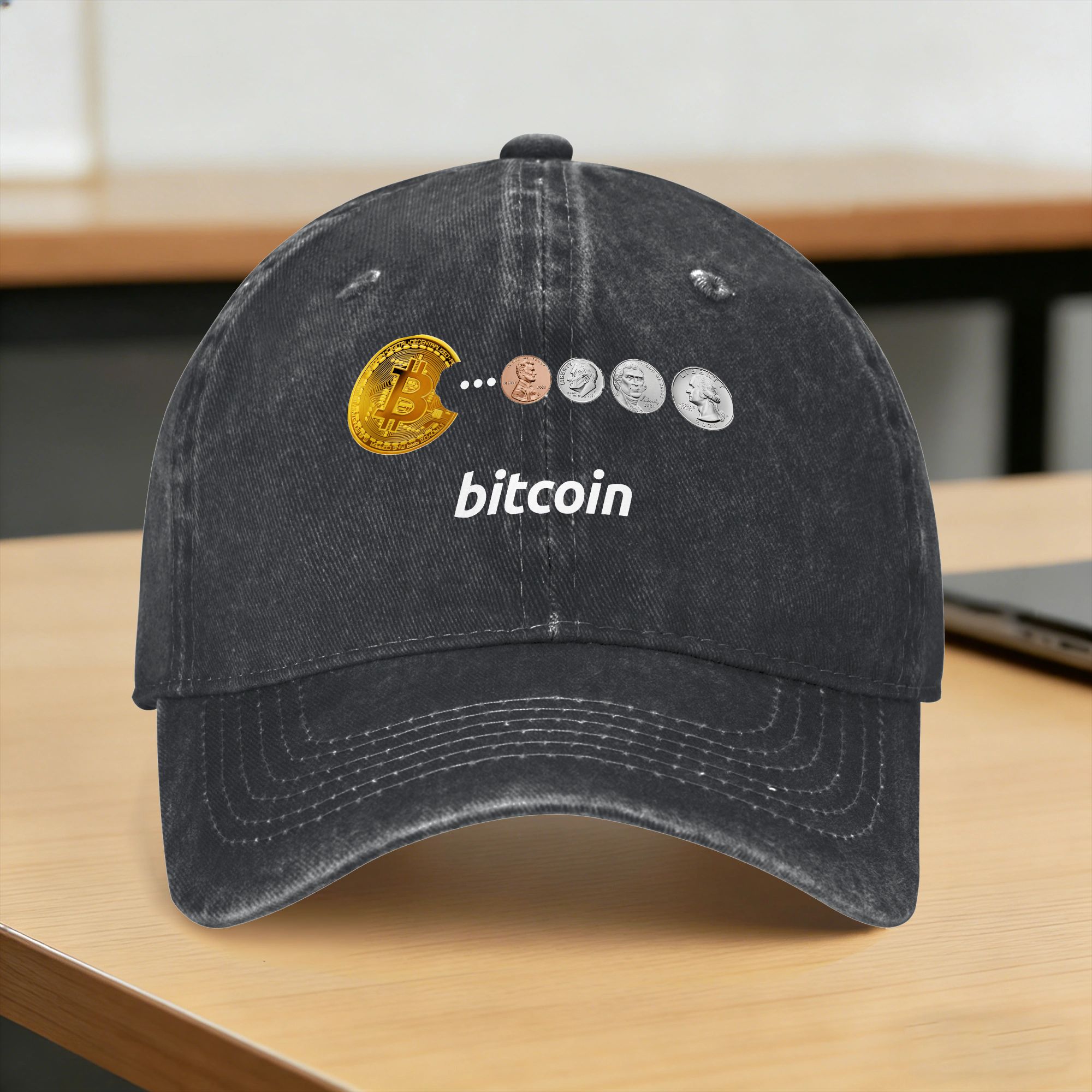 Outdoor Sport Ideas - Cappellino da Baseball Bitcoin Sun y2k