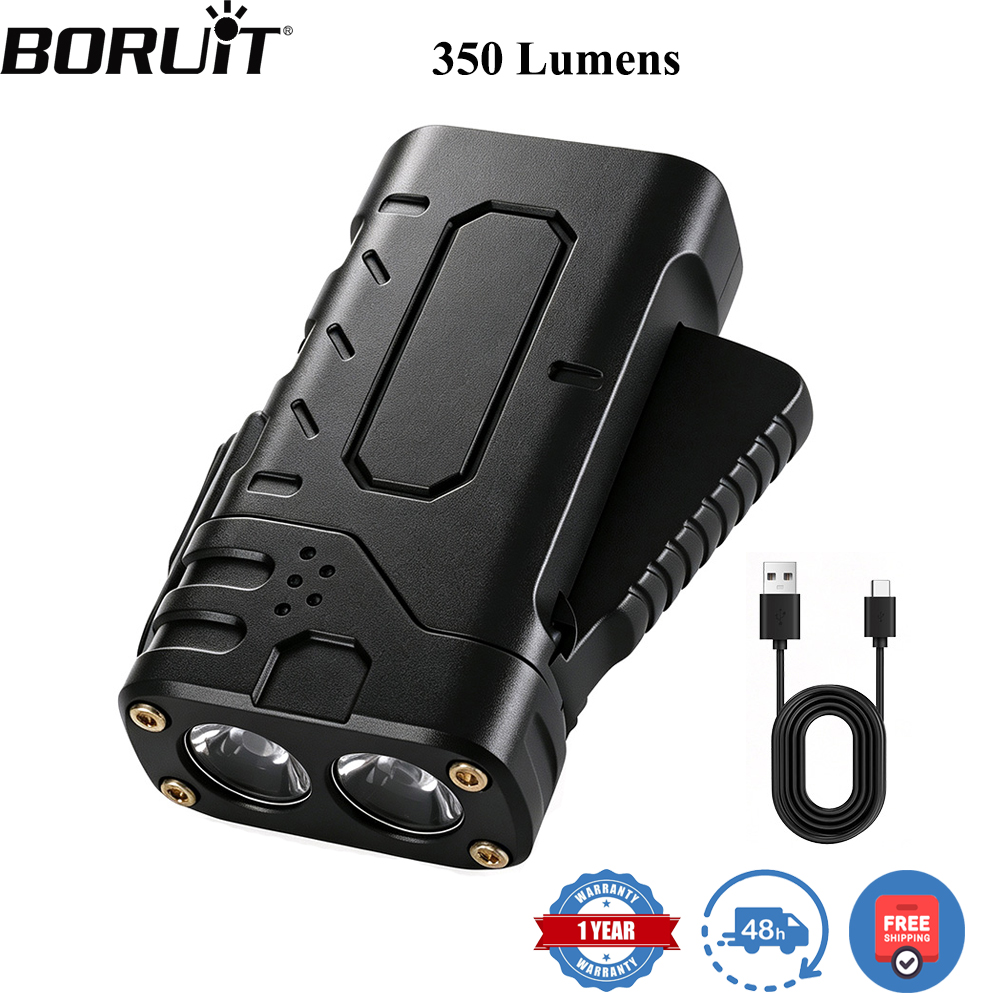 Outdoor Sport Gear - BORUIiT Torcia LED EDC a Manovella