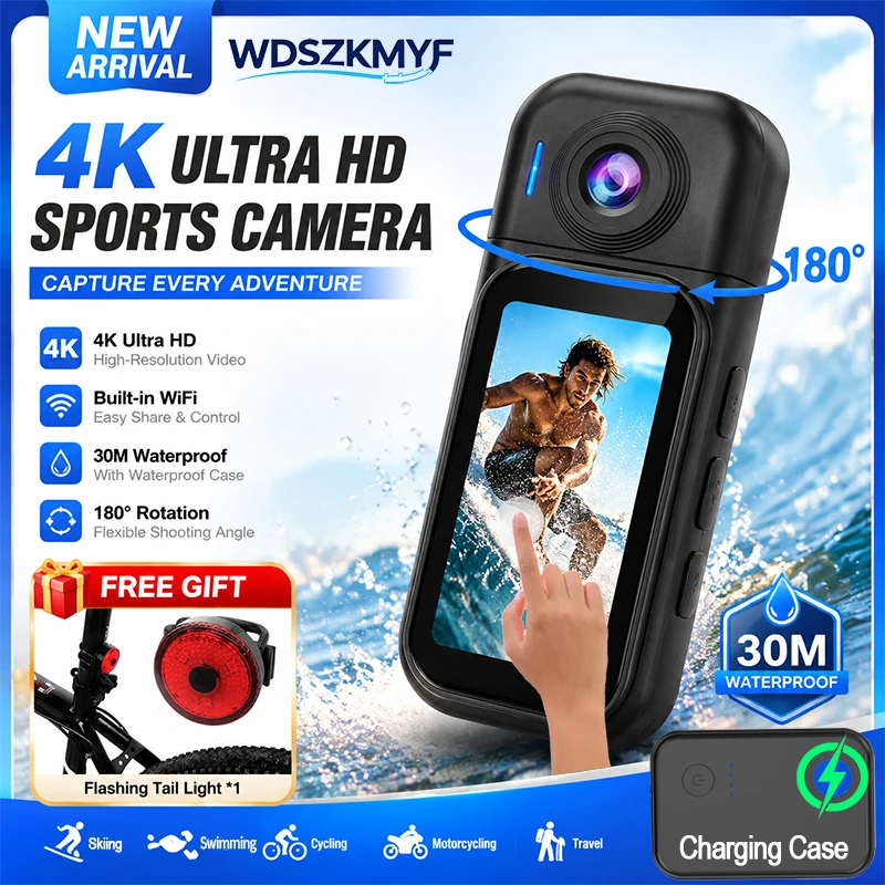 Outdoor Sport Ideas - Videocamera Sportiva 4K/1080P HD per Esterni,