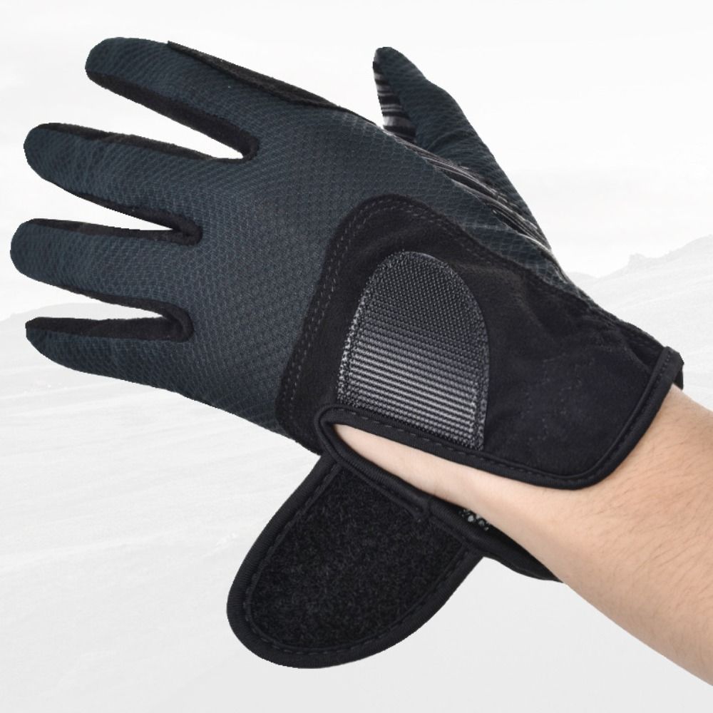Horse Riding Glove - Guanti da Equitazione in Pelle Scamosciata,
