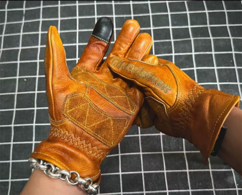 Guanti da moto retrò in vera p - Horse Riding Glove recensione e prezzo