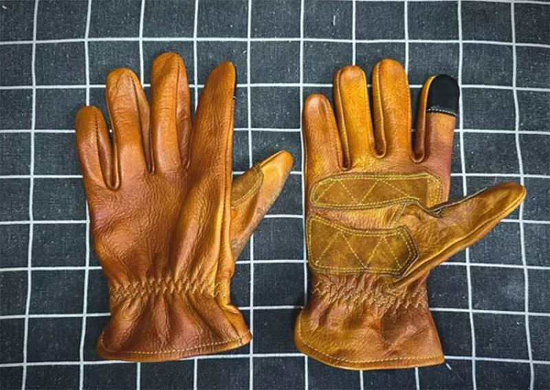 Guanti da moto retrò in vera p - Horse Riding Glove recensione e prezzo